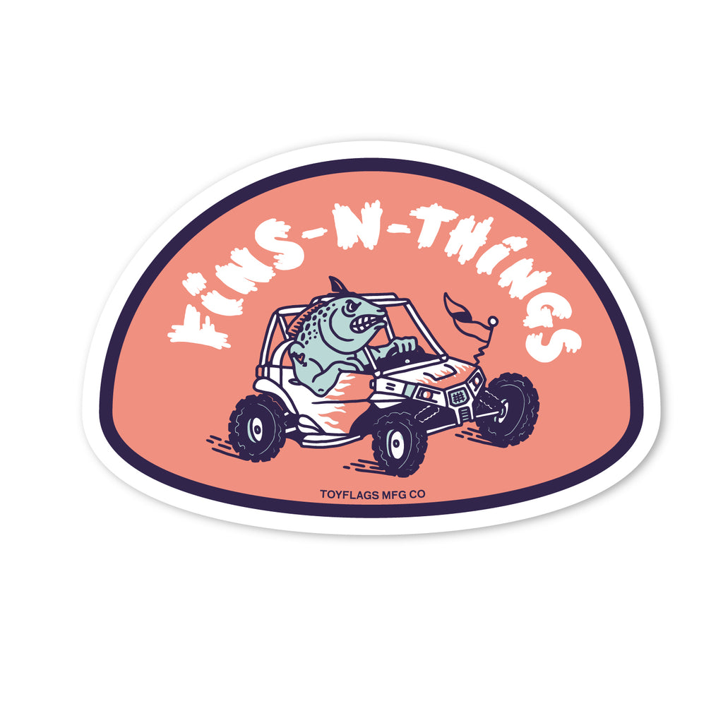 Fins n' Things Trail sticker