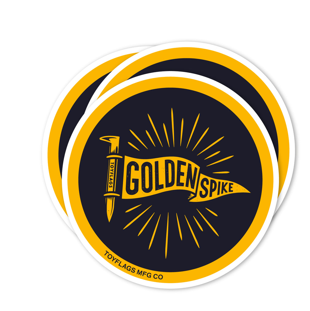 Golden Spike Trail sticker