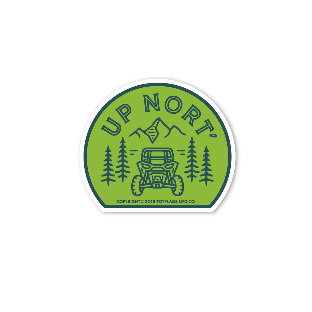 Up Nort' sticker