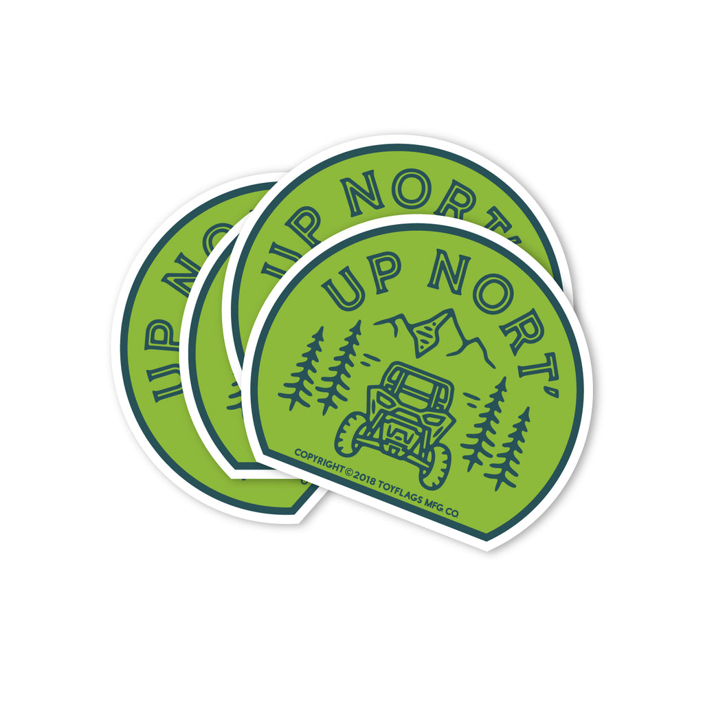 Up Nort' sticker