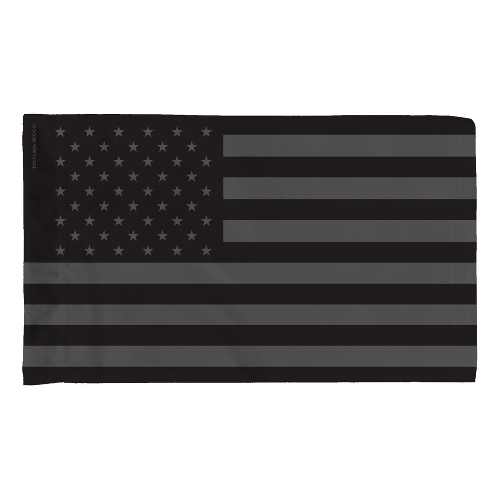 USA Gray and Black Flag